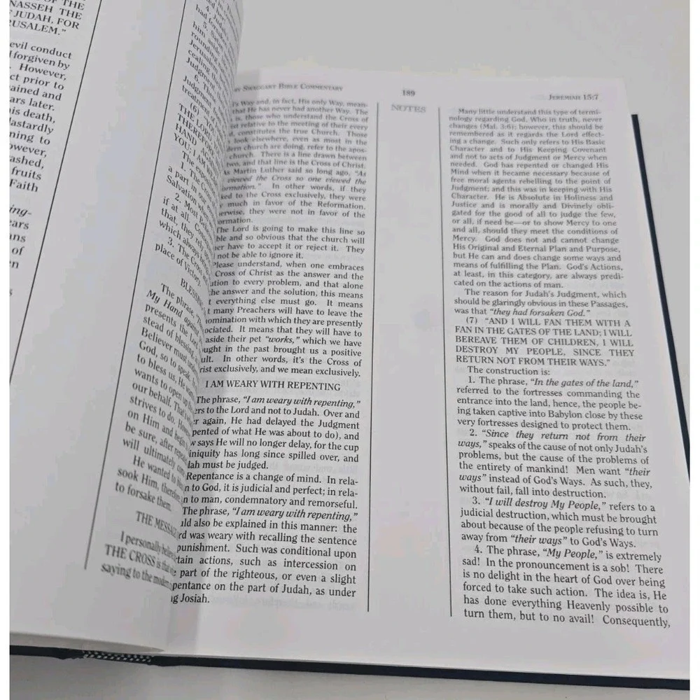 Jimmy Swaggart Bible Commentary Jeremiah & Lamentations Hardcover Christian